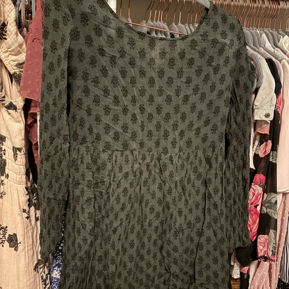 Cute lace-up back Dress